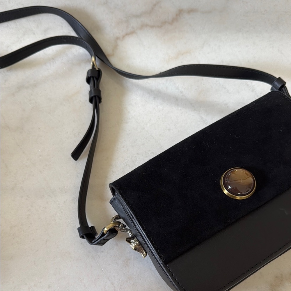 NWOT Zara Elegant Black Shoulder Bag